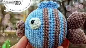 Амигуруми: схема Рыбка | Игрушки вязаные крючком