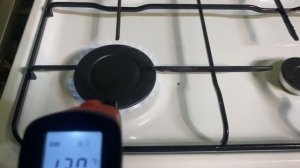 Замер температуры газовой плиты Пирометром ADA TemPro 300