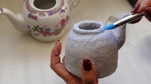 ♻️Чайник из папье-маше [diy]