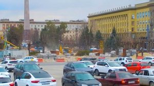 Ремонт улиц Волгограда обновление Стеллы и вечного Ог