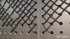 Панно ART NATURA Чёрная Ночь - Модуль с  вышивкой