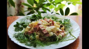 САЛАТ "НЕОБЫЧНЫЙ" за 10 минут! Оригинальный вкус, простой рецепт!