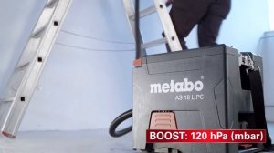 Аккумуляторный мобильный пылесос Metabo AS 18 L PC