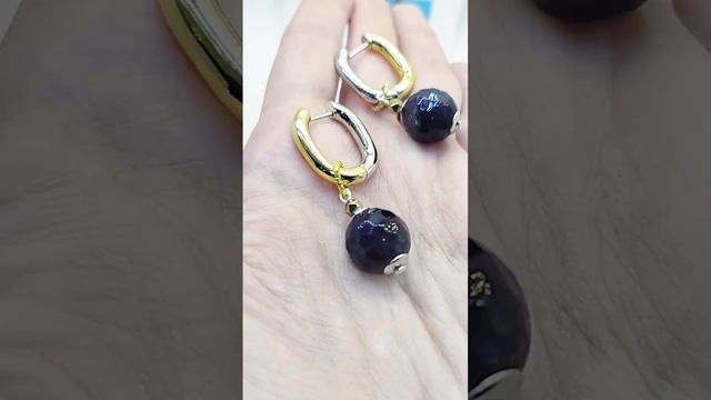 Комплект украшений с аметистом и гранатом #авторскиеу смотреть онлайн