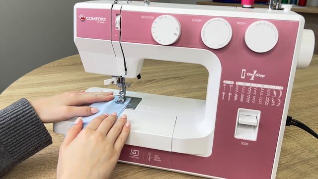 COMFORT 3020 Начало шитья смотреть онлайн