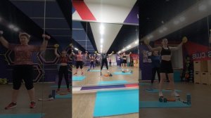 Табата. силовая тренировка с резинкой. эспандер с Ксюшей Полтарабатько