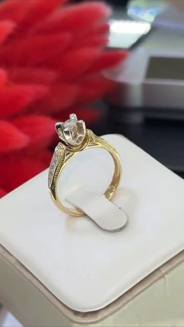 🔥585 проба, вес 4гр💎Бриллианты 💎 3мм Цена 61.000 RU Для за? смотреть онлайн