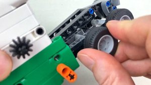 Лего техник 42167 электрический грузовик мусоровоз подр