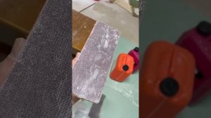 Шкурим шпаклёвку Гипсокартон рубанок , лента. Долгий с