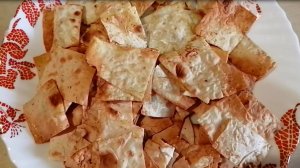 Быстрые Хрустящие Чипсы из Лаваша в Духовке за 5 минут