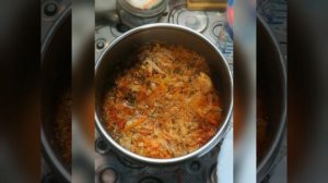 Тушеная капуста с мясом в скороварке