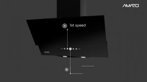 Вытяжка кухонная АМАТО с управлением жестами модель BO