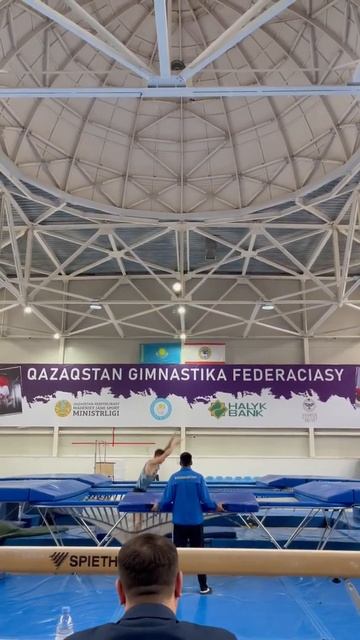 Батутная гимнастика , Чемпионат РК . Барков Роман