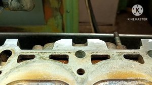 Шлифовка ГБЦ ВАЗ 2108 по новому на плоскошлифовальном станке 3г71м.