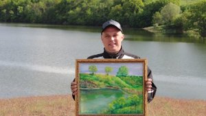 Итог моего пленера. Природа, свежий воздух- благодать.