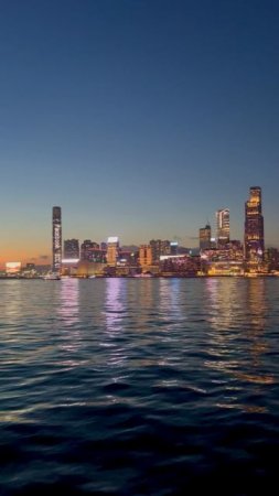 Однажды вечером в Victoria Harbor, Hong Kong 🇭🇰  #travel #china #travel #hongkong #путешествия #vlog