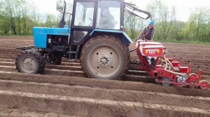 Посев моркови 2024 New Holland 6070 & unia forma 4 & МТЗ 82 & Gaspardo