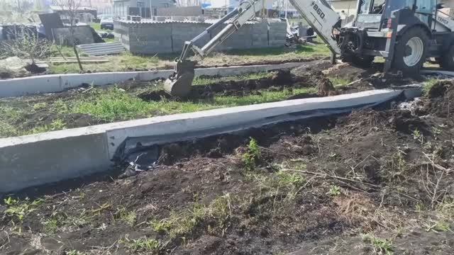 Строим гараж своими руками. Земляные работы и обратная засыпка. Гараж своими руками.