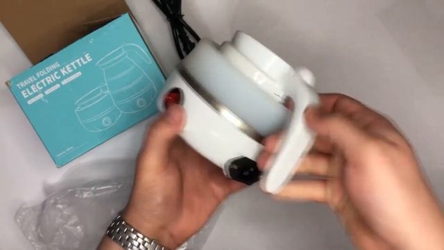 Видео обзор Электрочайник складной Travel Folding 600ml смотреть онлайн