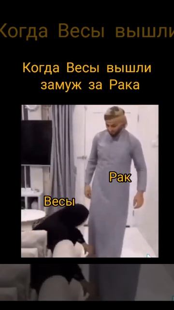 Когда Весы вышли замуж за Рака #shorts смотреть онлайн