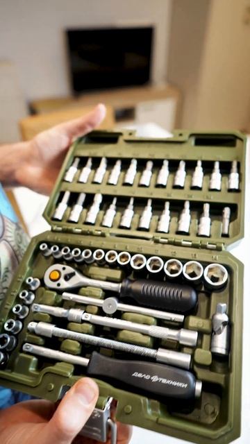 Дело Техники Набор головок 1/4"DR 6-ти гран 46пр с трещотко смотреть онлайн