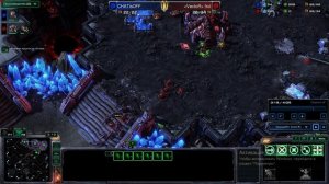 StarCraft2 (2025-2500mmr) ZvZ- без квин масс базы