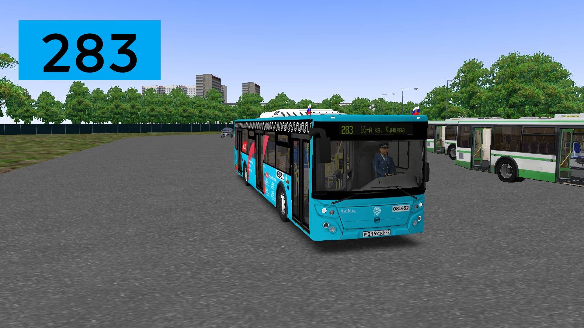 OMSI 2: Автобус №283 66-й квартал Кунцева - Метро Фили смотреть онлайн