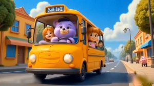 Колёса у автобуса крутятся-крутятся | Детские стишки д