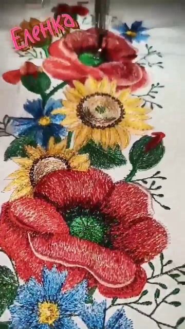 Красота в вышивки #машиннаявышивка #вышивка #вышивкан? смотреть онлайн
