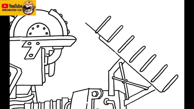 ЯК НАМАЛЮВАТИ ТАНК HOMEANIMATIONS 9 page 1 - Мультфільм про танки смотреть онлайн