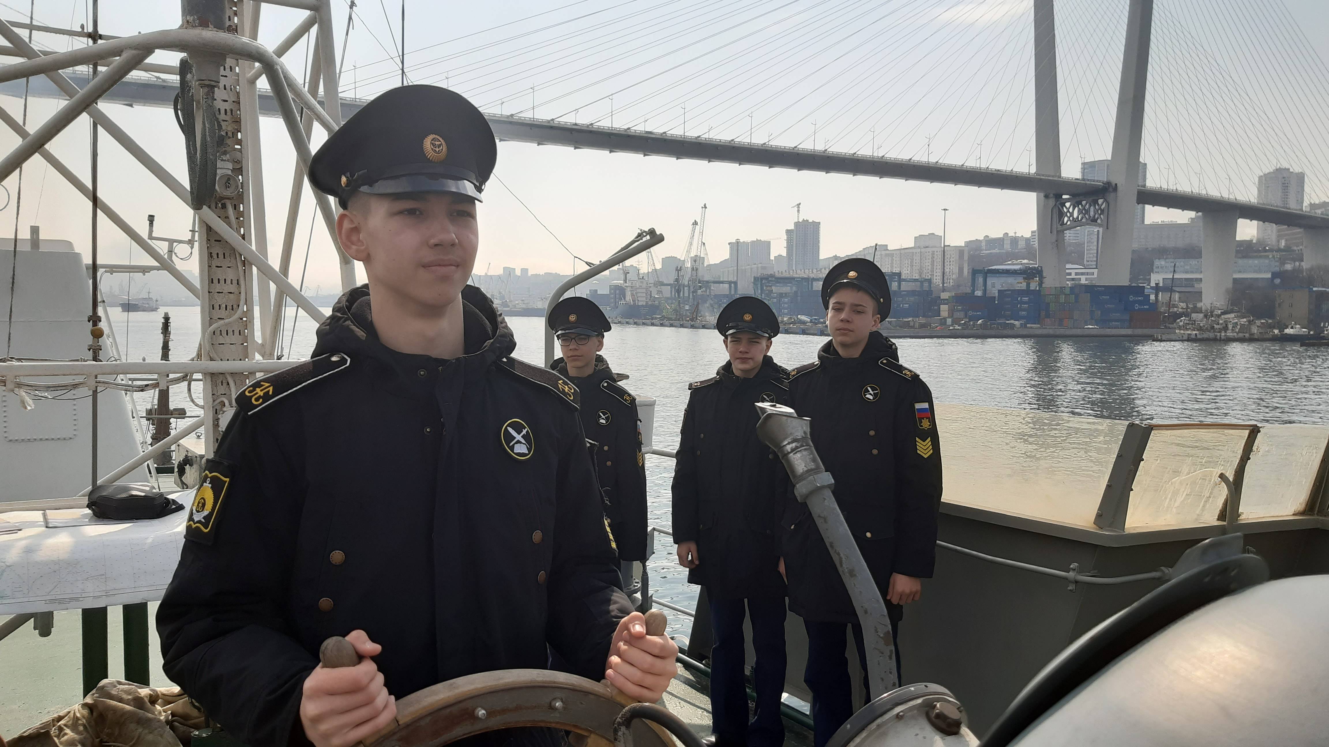 Первый выход в море нахимовцев 8го класса в 2025 году
