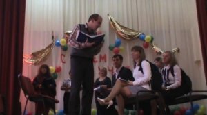 Школа № 507. День учителя - 2010. Выступление учителей.