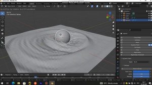 изучаю блендер level 0.3 как сделать физика воды в бленде?