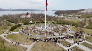 Крупнейший в России Международный вальс Победы прошёл в ДВФУ