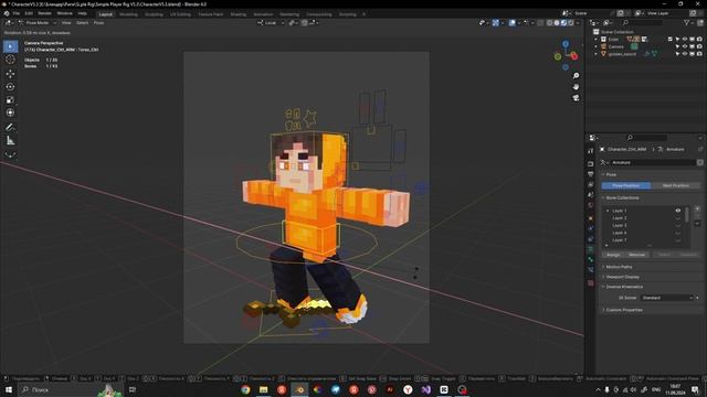 Как делать 3д арты Minecraft в Blender 3d | Turotial Туториал | Eclet