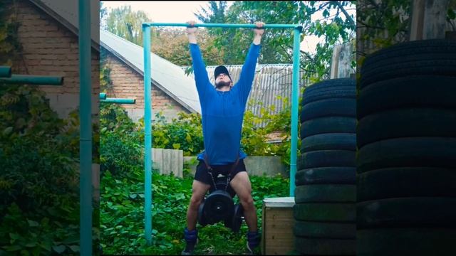 Подтягивания на турнике +50 кг +54кг смотреть онлайн