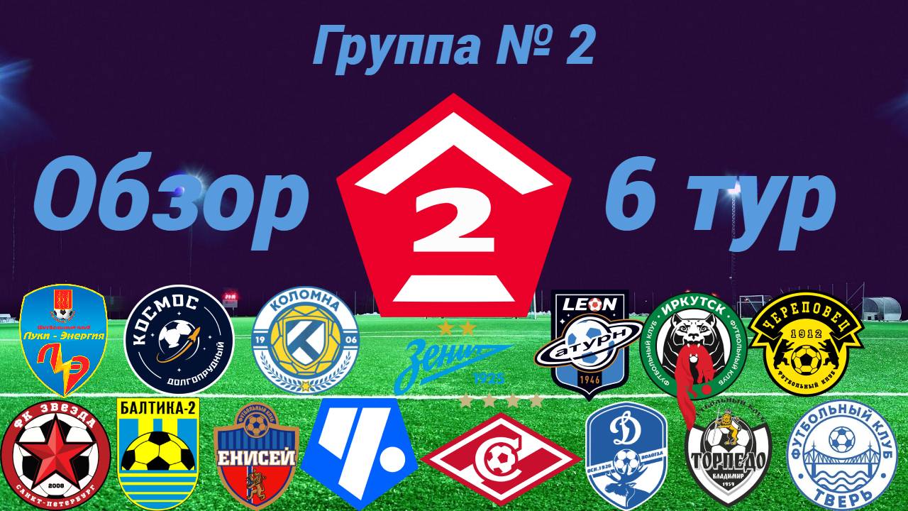 Дивизион Б. Группа № 2 обзор 6-го тура, сезон 2025 года