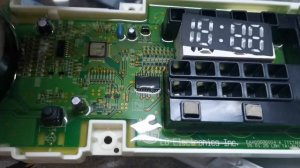 LG снятие панели управление