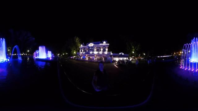 Фонтан Аврора, г. Краснодар, видео 360