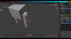 Как выдавить отверстие в Blender