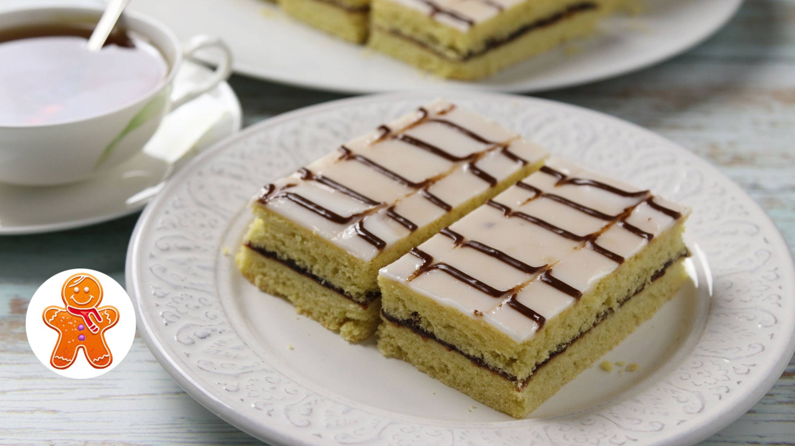 Пирожное "Школьное" по ГОСТу ✧ Песочные полоски с повидлом