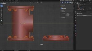 Соединяем трубы в программе Blender 3D.