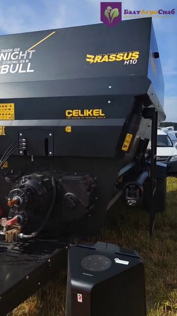 10 кубовый горизонтальный миксер-кормораздатчик #Celikel B смотреть онлайн