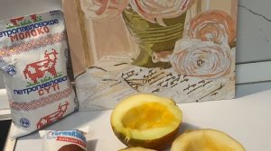 Коктейль из ДЫНИ. Очень вкусный молочный коктейль 🍹