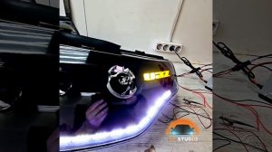 УАЗ ПАТРИОТ  светодиодный тюнинг комплект фар