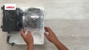 Распаковка кухонного комбайна / Unpacking of food processer ARESA AR-171