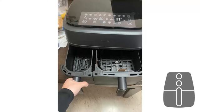 Airfryer Philips Dual Basket 9L Série 3000 (NA350/00) смотреть онлайн