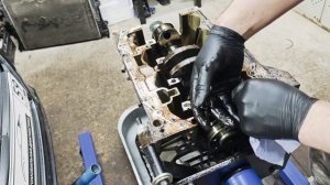 Ремонт двигателя Audi A3 8VA 2013гв EA211 CMBA