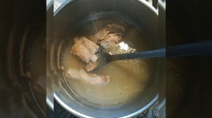 Бульон из костей в скороварке за 25 мин.