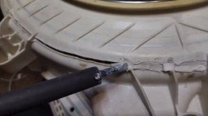 как и чем заклеить не разборный бак стиральной машины